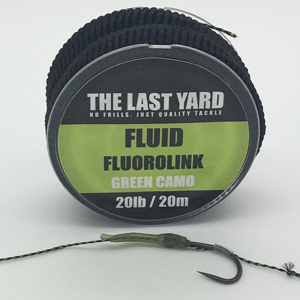 The Last Yard Camo Green Fluid Fluorolink 20lb 20m **BUY ONE GET ONE FREE**