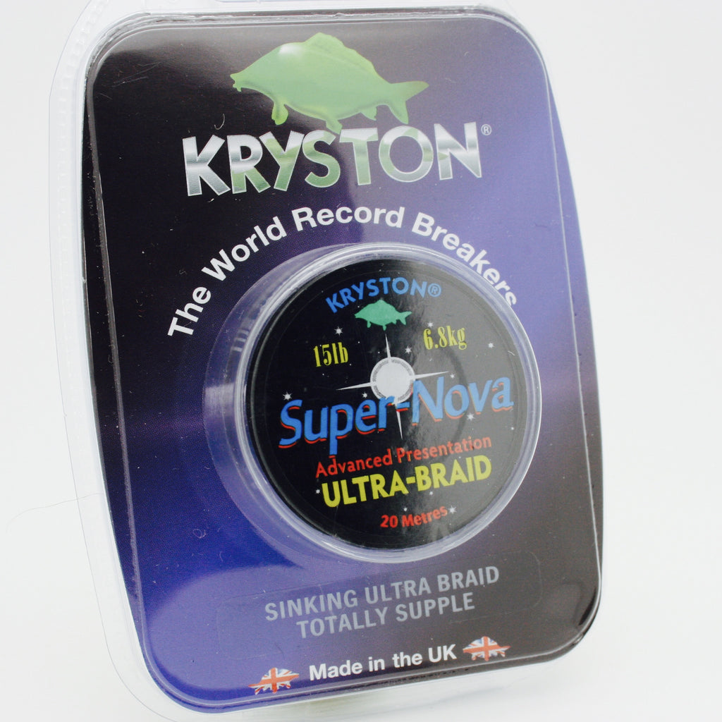 Kryston Super Nova Ultra Braid 15lb 20m **SOLD OUT** – The Last Yard