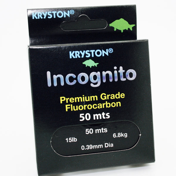 Kryston Incognito Fluorocarbon 15lb 50m (Buy 1 Get 2nd Half Price)