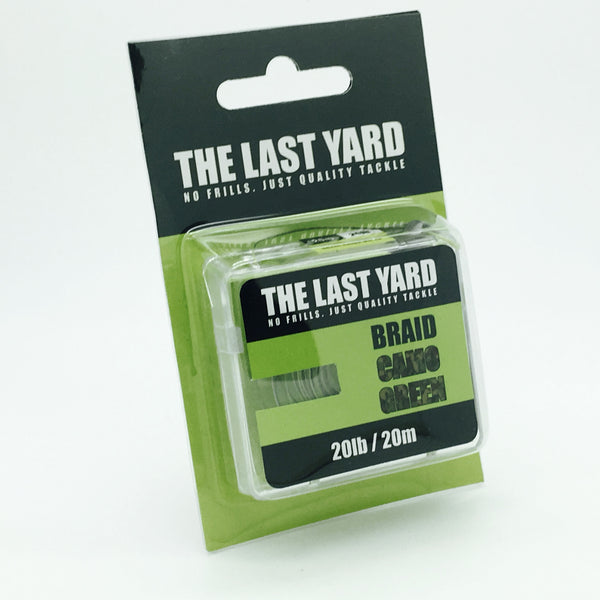 The Last Yard Camo Green Braid 20lb 20m