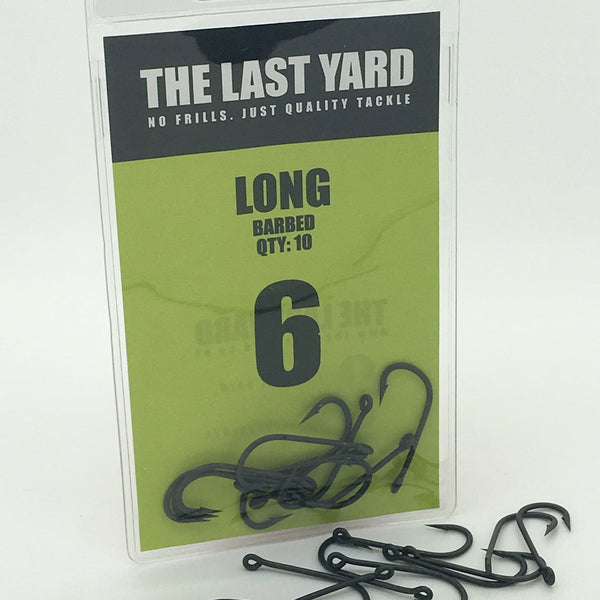 The Last Yard BARBED Long Shank Hooks