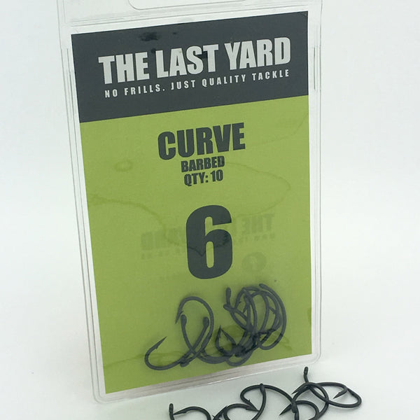 The Last Yard BARBED Curve Shank Hooks