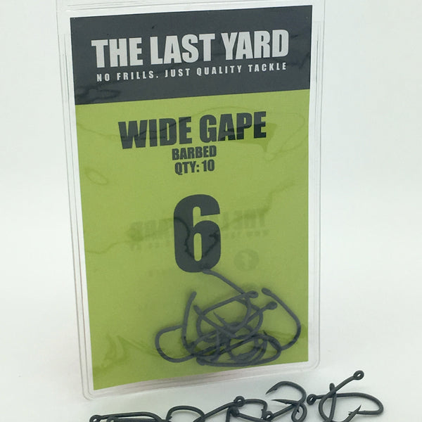 The Last Yard BARBED Wide Gape Hooks
