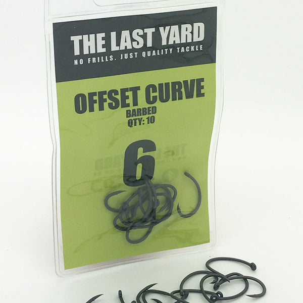 The Last Yard BARBED Offset Curve Hooks
