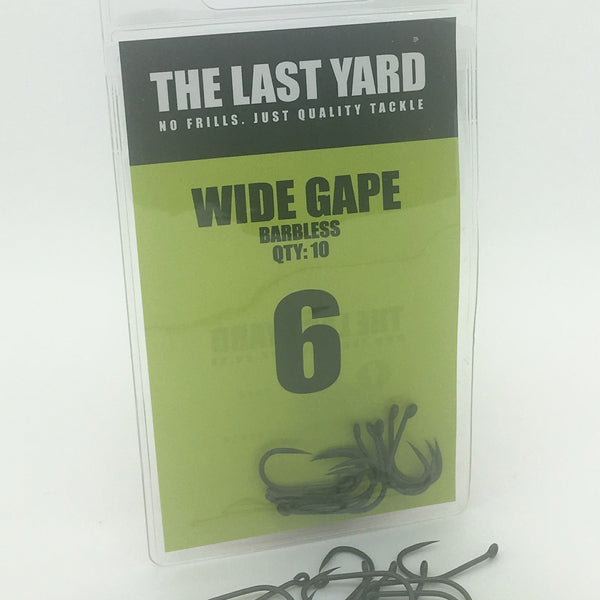 The Last Yard BARBLESS Wide Gape Hooks