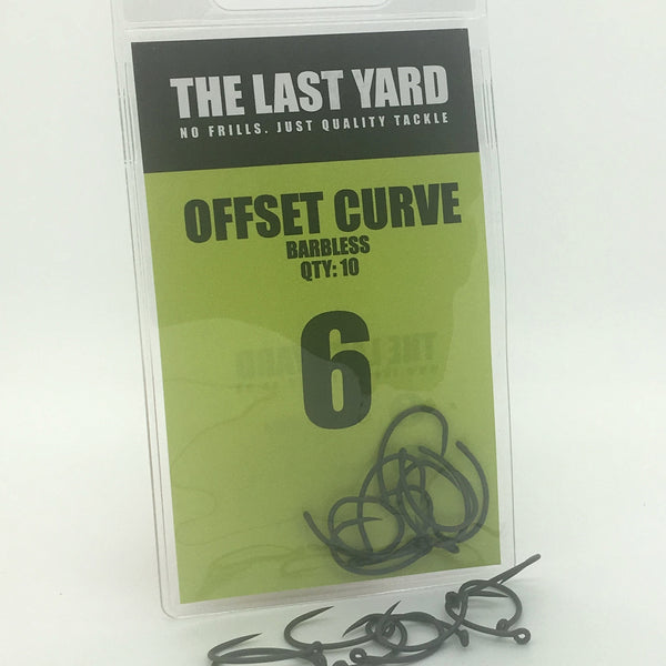 The Last Yard BARBLESS Offset Curve Shank Hooks