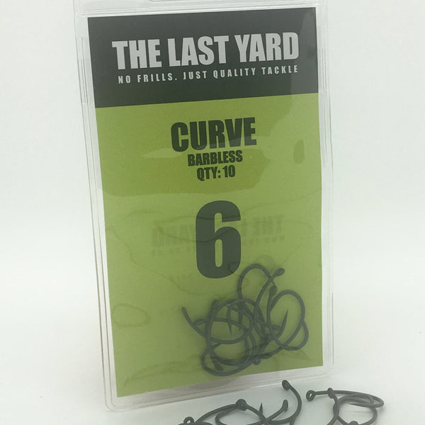 The Last Yard BARBLESS Curve Shank Hooks