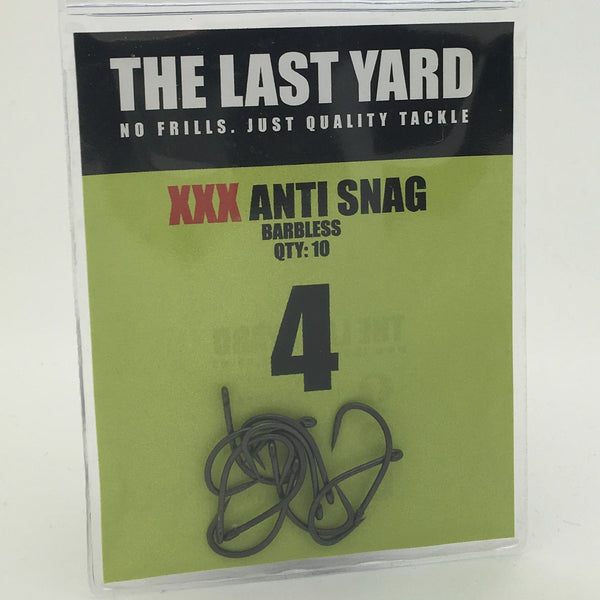 The Last Yard XXX Anti Snag BARBLESS Hooks