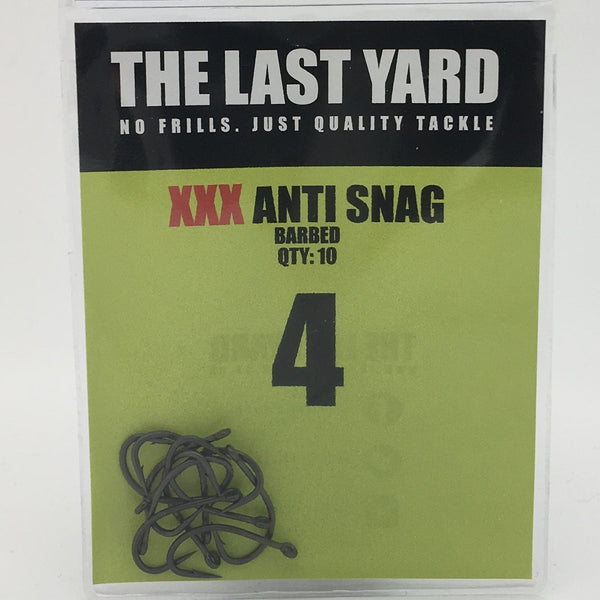 The Last Yard XXX Anti Snag BARBED Hooks